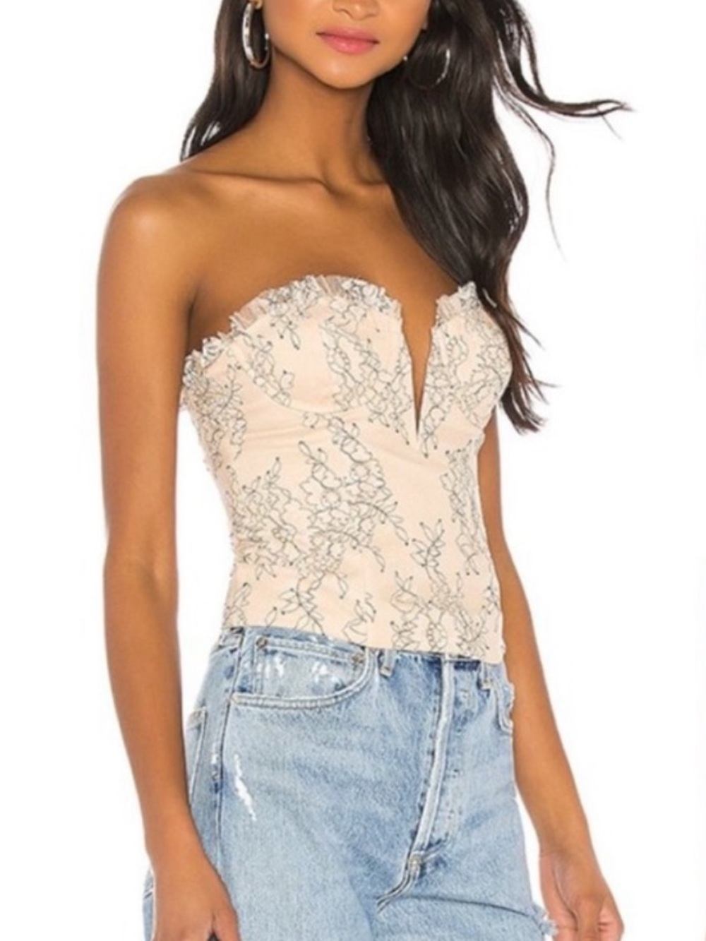 NDB isla bustier top